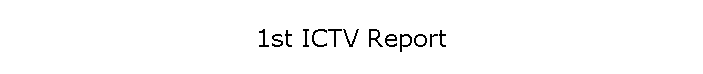 1st ICTV Report